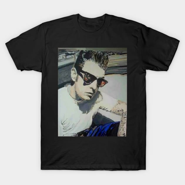 Mike Ness T-Shirt by Mike Nesloney Art